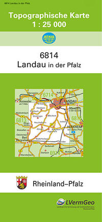 TK25 6814 Landau in der Pfalz