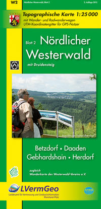 Nördlicher Westerwald, Blatt 2 - Betzdorf, Daaden, Gebhardshain, Herdorf (WR)