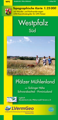 Westpfalz-Süd, Pfälzer Mühlenland mit Sickinger Höhe, Schwarzbachtal, Pirminiusland