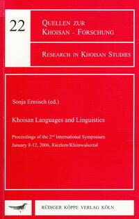 Khoisan Languages and Linguistics