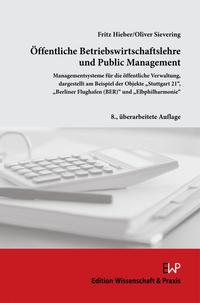 Öffentliche Betriebswirtschaftslehre und Public Management.