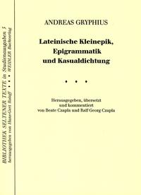 Lateinische Kleinepik, Epigrammatik und Kasualdichtung