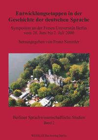 Entwicklungsetappen in der Geschichte der deutschen Sprache