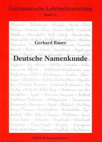 Deutsche Namenkunde