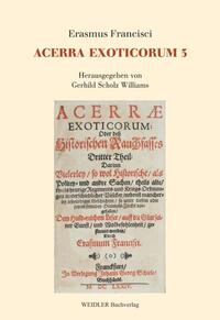 ACERRA EXOTICORUM Oder Historisches Rauchfass