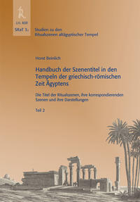 Handbuch der Szenentitel in den Tempeln der griechisch-römischen Zeit Ägyptens