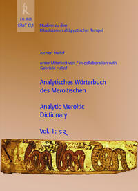 J. Hallof: SRaT 13,1: Analytisches Wörterbuch des Meroitischen / Analytic Meroitic Dictionary, Vol 1
