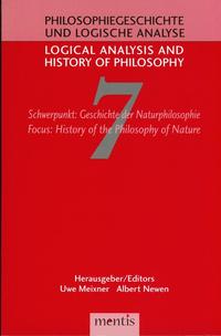 Schwerpunkt: Geschichte der Naturphilosophie / Focus: History of the Philosophy of Nature