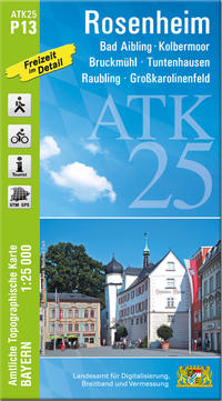 ATK25-P13 Rosenheim (Amtliche Topographische Karte 1:25000)
