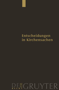 Entscheidungen in Kirchensachen seit 1946 / 1.1.-31.12.2005
