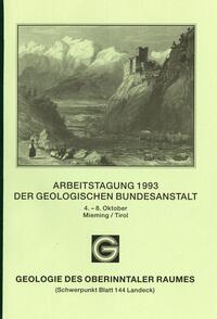 Arbeitstagung 1993 der Geologischen Bundesanstalt