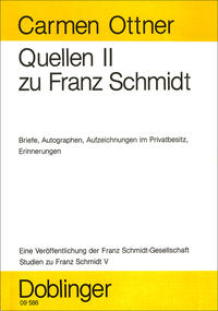 Studien zu Franz Schmidt
