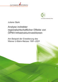 Analyse indirekter regionalwirtschaftlicher Effekte von ÖPNV-Infrastrukturinvestitionen