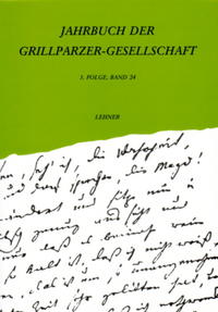 Jahrbuch der Grillparzer-Gesellschaft / Jahrbuch der Grillparzer-Gesellschaft