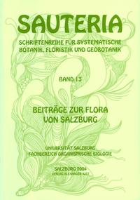 Sauteria 13: Beiträge zur Flora von Salzburg