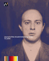 Journal of the Arnold Schönberg Center 13/2016
