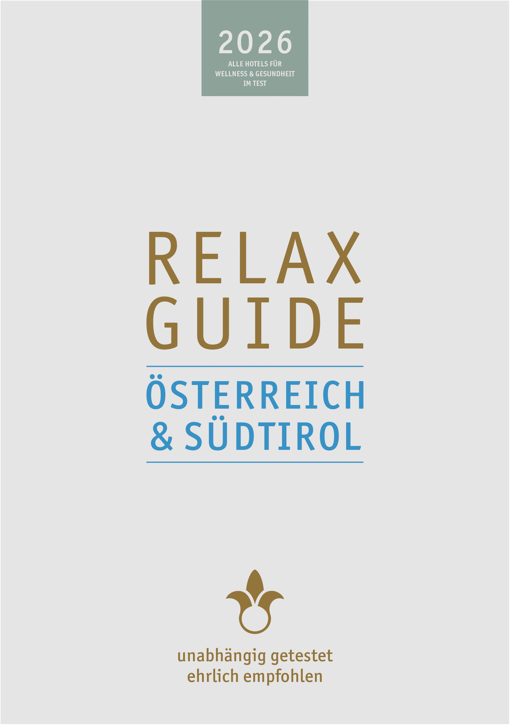 Cover-Abbildung für RELAX Guide 2026 Österreich & Südtirol (Softcover/Paperback) (99999---978-3-902115-90-4)