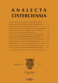 Analecta Cisterciensia 61 (2011)