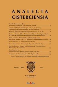 Analecta Cisterciensia 64 (2014)