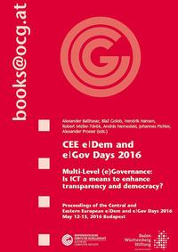 CEE e|Dem and e|Gov Days 2016