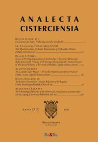 Analecta Cisterciensia 69 (2019)