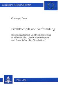 Erzähltechnik und Verfremdung