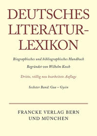 Deutsches Literatur-Lexikon / Gaa - Gysin