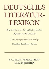 Deutsches Literatur-Lexikon / Spohn - Sternaux