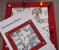 HRgame 1 - Spielbrett, Anleitung, Spielfiguren (ohne Karten)