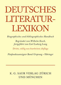 Deutsches Literatur-Lexikon / Ursprung - Vöhringer