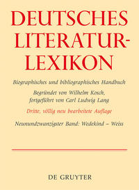 Deutsches Literatur-Lexikon / Wedekind - Weiss