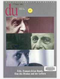 du - Zeitschrift für Kultur / Fritz, François & Luc Bondy