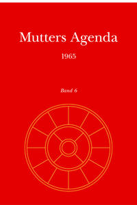 Agenda der Supramentalen Aktion auf der Erde / Mutters Agenda 1965