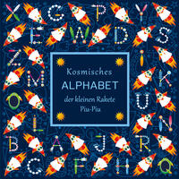 Kosmisches Alphabet der kleinen Rakete Piu-Piu