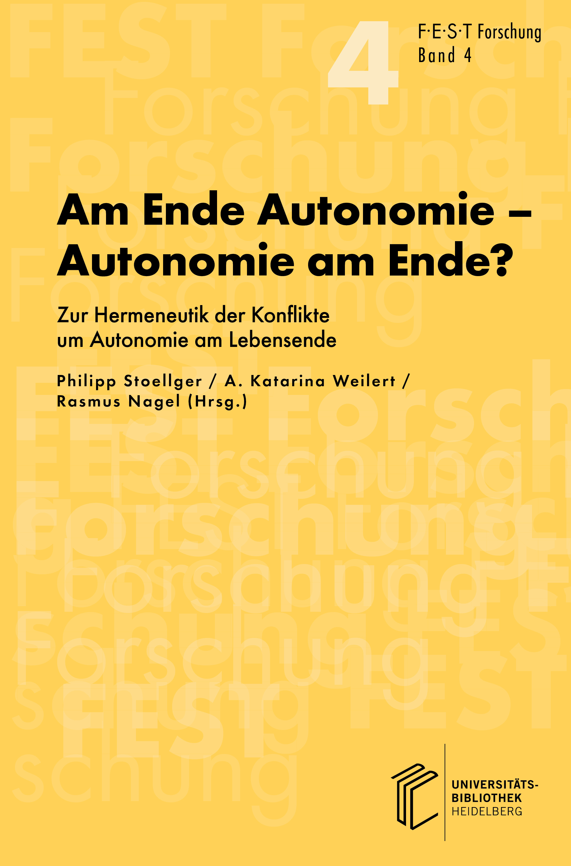 Cover-Abbildung für Am Ende Autonomie – Autonomie am Ende? (Softcover/Paperback) (99999---978-3-911056-27-4)