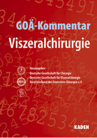 GOÄ-Kommentar für komplexe viszeralchirurgische Eingriffe