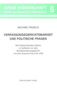 Verfassungsgerichtsbarkeit und Politische Fragen