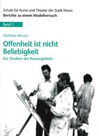 Offenheit ist nicht Beliebigkeit. Zur Struktur der Kursangebote