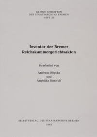 Inventar der Bremer Reichskammergerichtsakten