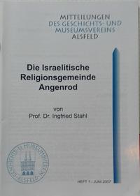 Die israelitische Religionsgemeinde Angenrod /Vereins-Chronik 2006