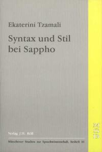 Syntax und Stil bei Sappho