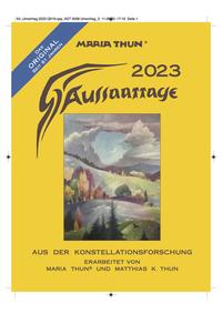 Aussaattage 2023 Maria Thun Wandkalender