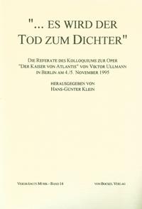 ... es wird der Tod zum Dichter