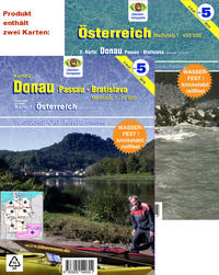 Wassersport-Wanderkarte, Österreich