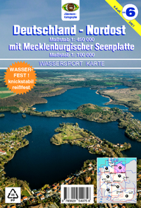 Wassersport-Wanderkarte/Deutschland Nordost für Kanu- und Rudersport