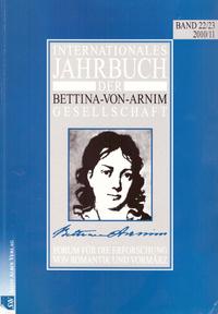 Internationales Jahrbuch der Bettina-von-Arnim-Gesellschaft