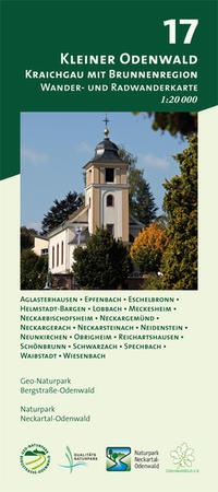 Blatt 17, Kleiner Odenwald - Kraichgau mit Brunnenregion