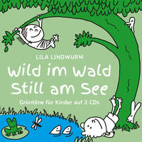 Lila Lindwurm Wild im Wald - Still am See