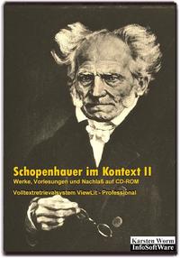 Schopenhauer im Kontext II - Werke, Vorlesungen und Nachlaß auf CD-ROM - Cover