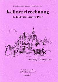 Kellnereirechnung 1744-45 des Amtes Porz